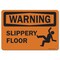 Signmission OSHA Warning Sign, Slippery Floor, 10in X 7in Rigid Plastic, 10" W, 7" H, Landscape OS-WS-P-710-L-19711 - alternate 1